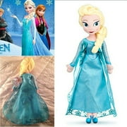16 inch Elsa Doll Frozen Soft Doll Plush Stuffed Animals, Cartoon Games Plushies Toy Figures Action Plushies Doll, Frozen Anime Plush Collectibles Gifts for Kids or Fans